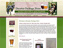 Tablet Screenshot of decaturpackagestore.com